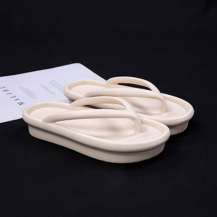 Thick-soled heightened couple non-slip sandals and slippers - Trendha