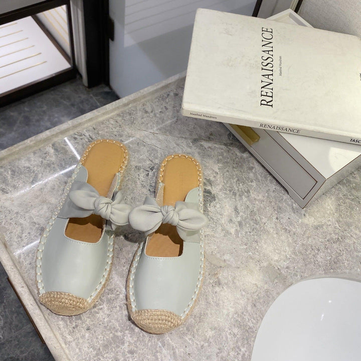 Fisherman Shoes Women's Flat Bottom 2021 New Baotou Half Slippers, Sandals, Single Shoes, Lazy Shoes - Trendha