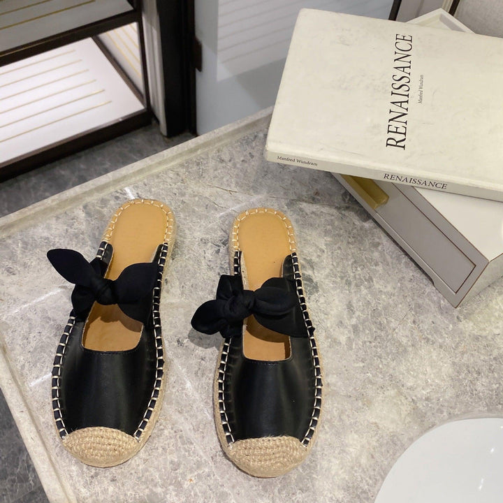 Fisherman Shoes Women's Flat Bottom 2021 New Baotou Half Slippers, Sandals, Single Shoes, Lazy Shoes - Trendha
