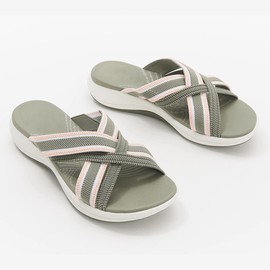 2021 New Summer Rocking Shoes Color Matching Platform Womens Shoes Fish Mouth Sandals - Trendha