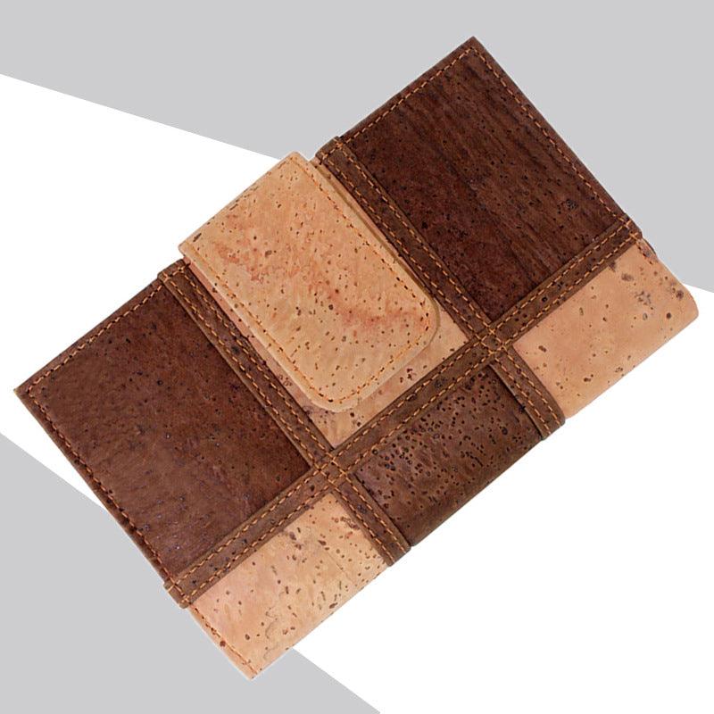 Cell Phone Wallet European And American Cork Clutch - Trendha