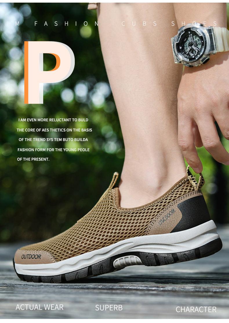 Breathable Hollow Fashion Slip-on Lazy Shoes - Trendha