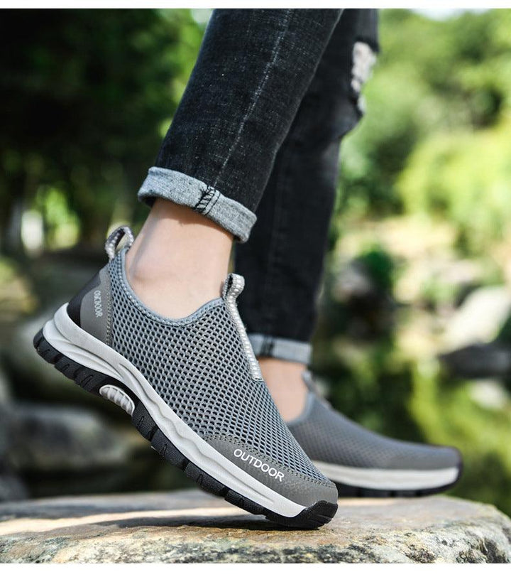 Breathable Hollow Fashion Slip-on Lazy Shoes - Trendha