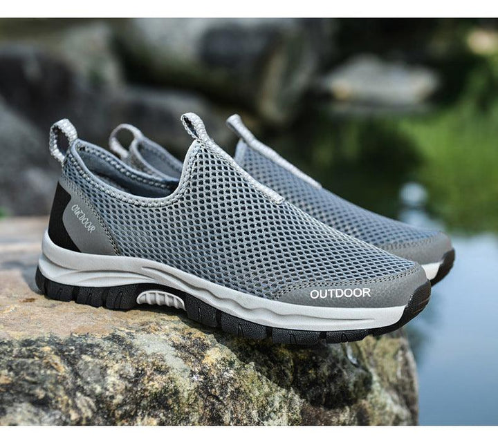 Breathable Hollow Fashion Slip-on Lazy Shoes - Trendha