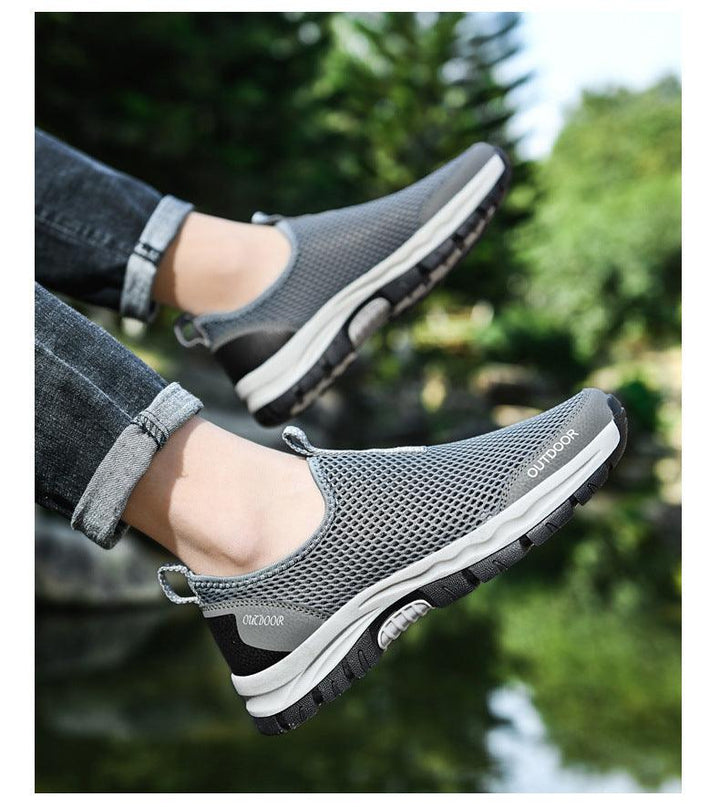 Breathable Hollow Fashion Slip-on Lazy Shoes - Trendha