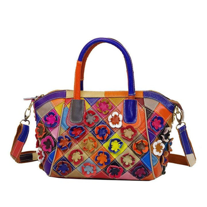 Genuine Leather Cowhide Fashion New Handbag Messenger Female Bag - Trendha