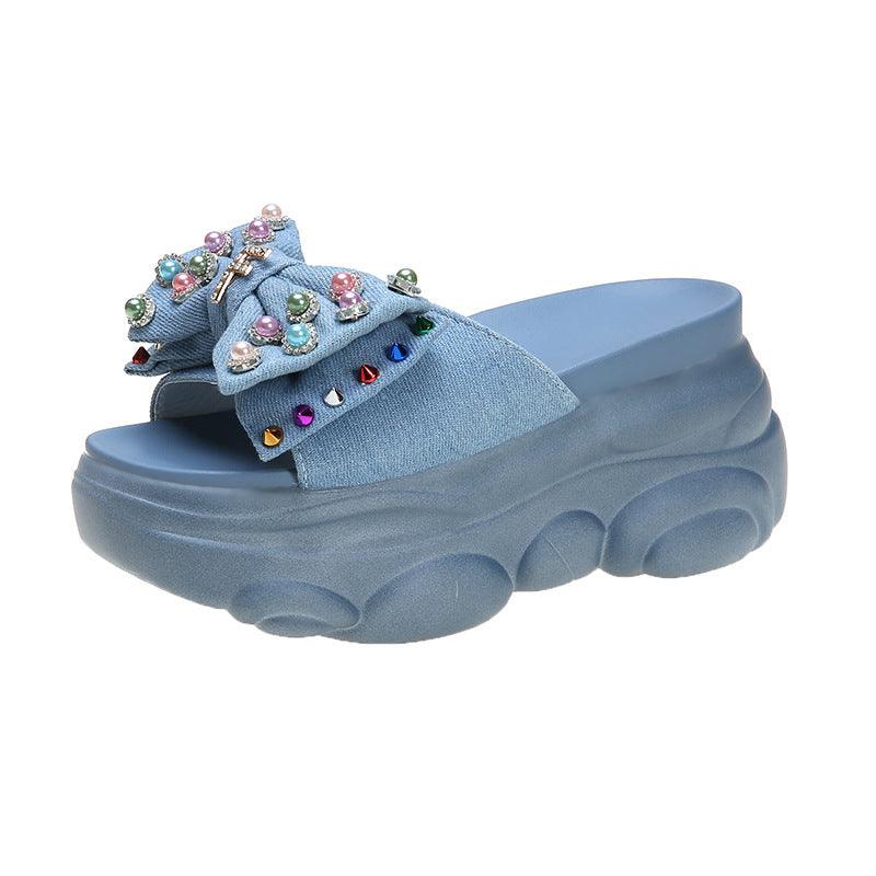 Women's 8cm Wedge Slippers New Summer Fashion - Trendha