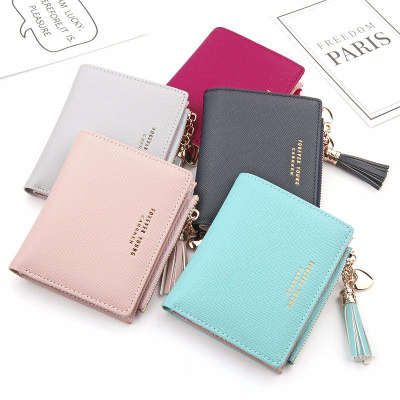 let Women Coins Zipper Purses Portefeuille Female Clutch Bag - Trendha