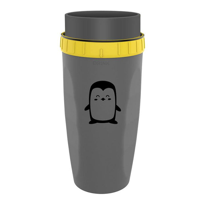 No Cover Twist Cup Travel Portable Cup Double Insulation Tumbler Straw Sippy Water Bottles Portable For Children Adults - Trendha