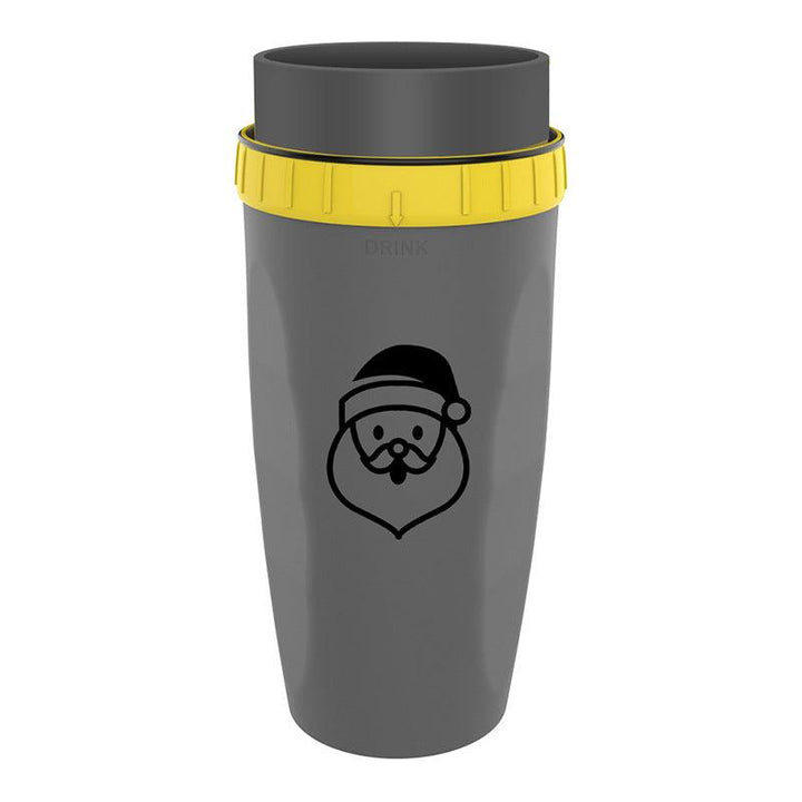 No Cover Twist Cup Travel Portable Cup Double Insulation Tumbler Straw Sippy Water Bottles Portable For Children Adults - Trendha