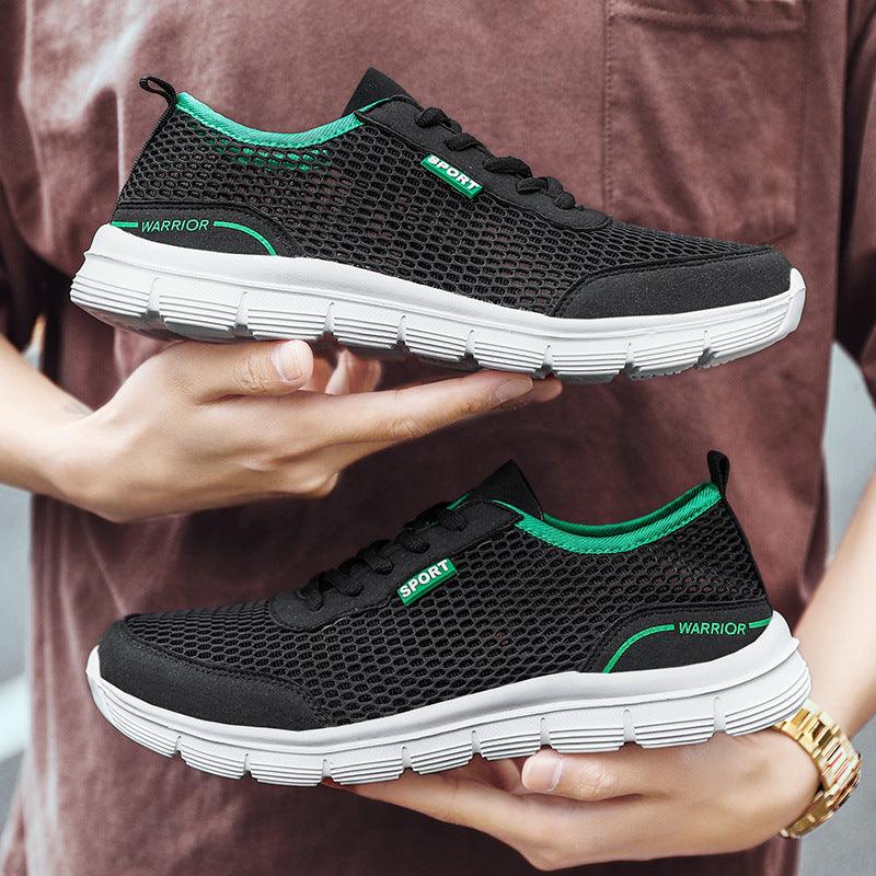 Air Mesh Shoes Men's Hole Tide Shoes Mesh Amazon Sneakers - Trendha