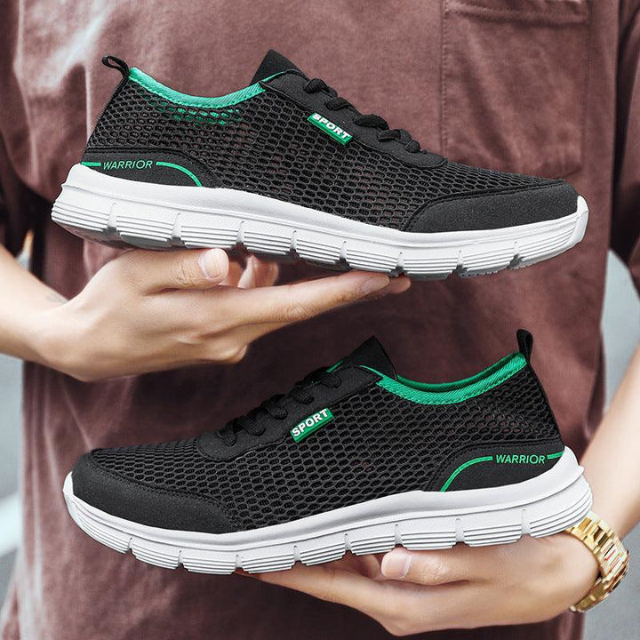 Air Mesh Shoes Men's Hole Tide Shoes Mesh Amazon Sneakers - Trendha