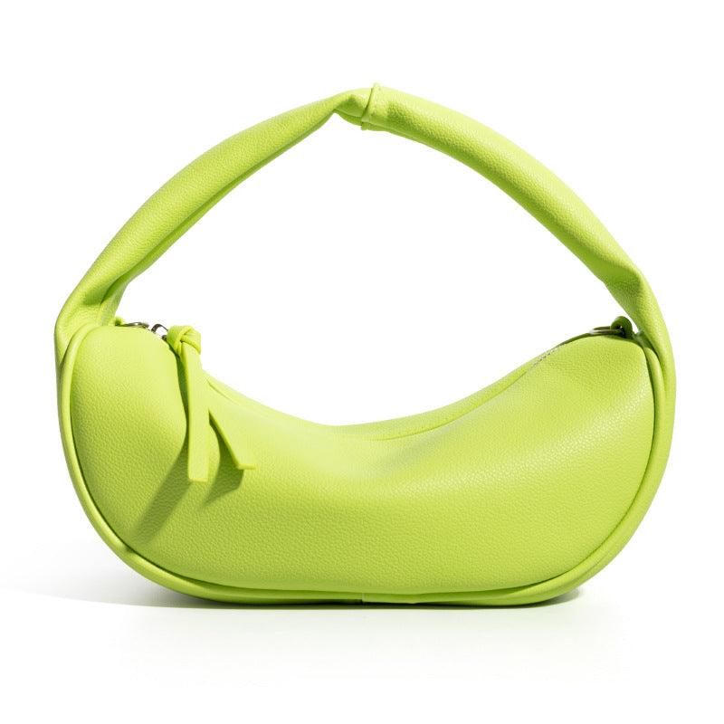Korean Summer New Fashion Litchi Pattern Handbag Dumpling Bag - Trendha