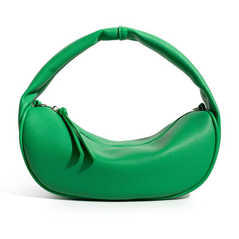 Korean Summer New Fashion Litchi Pattern Handbag Dumpling Bag - Trendha
