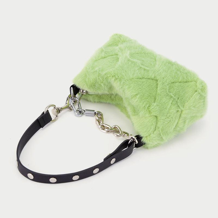 Hot Girl Underarms Cute Plush Love Plush Handbag - Trendha