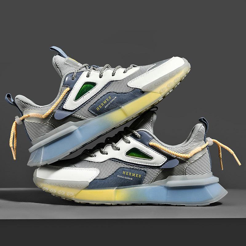 Mesh Breathable Popcorn Jelly Running Sneakers Men - Trendha