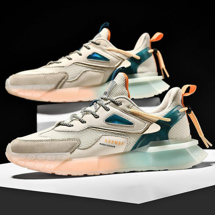 Mesh Breathable Popcorn Jelly Running Sneakers Men - Trendha