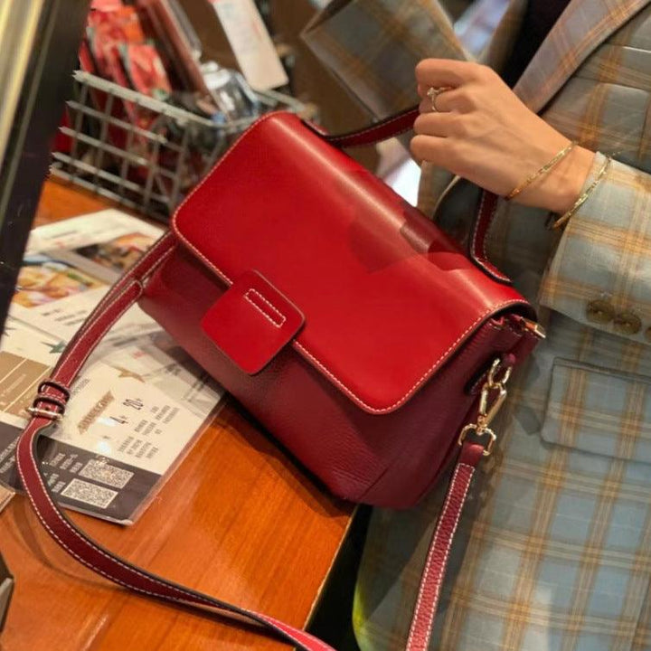 Leather Handbags New Style Single-shoulder Messenger Bag - Trendha