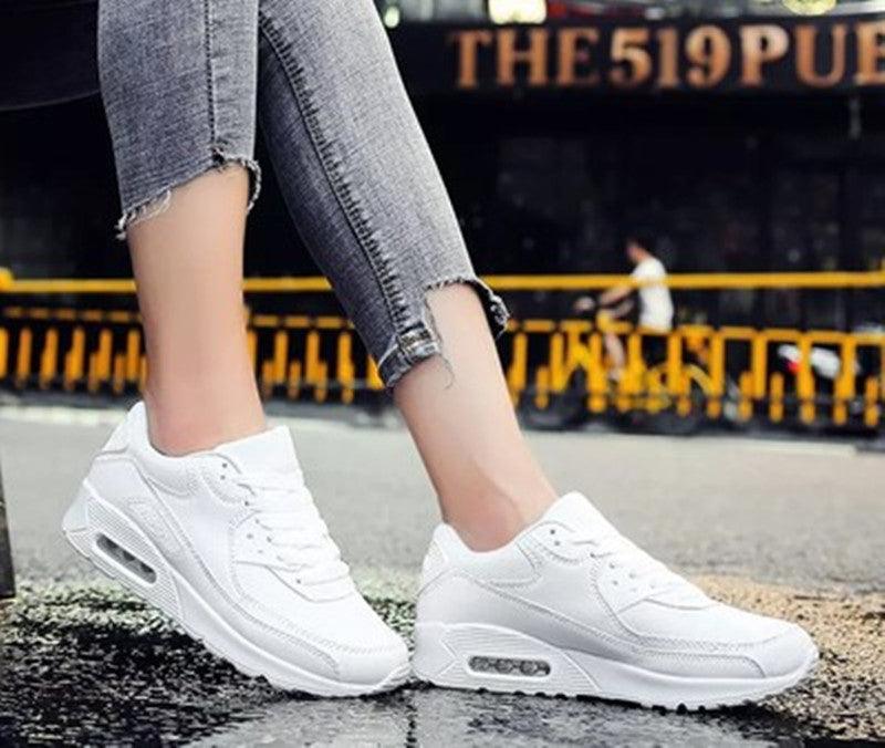 Running Shoes Korean Style Increased Thick-soled Lightweight Women's Sports Shoes - Trendha