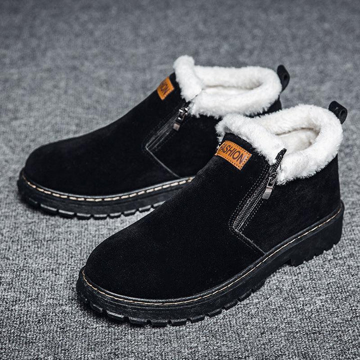 Winter Cotton Shoes Warm High-top Cotton Shoes Cotton Boots Snow Boots Plus Velvet - Trendha