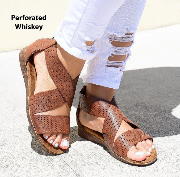 Comfortable Flat Toe Casual Sandals - Trendha