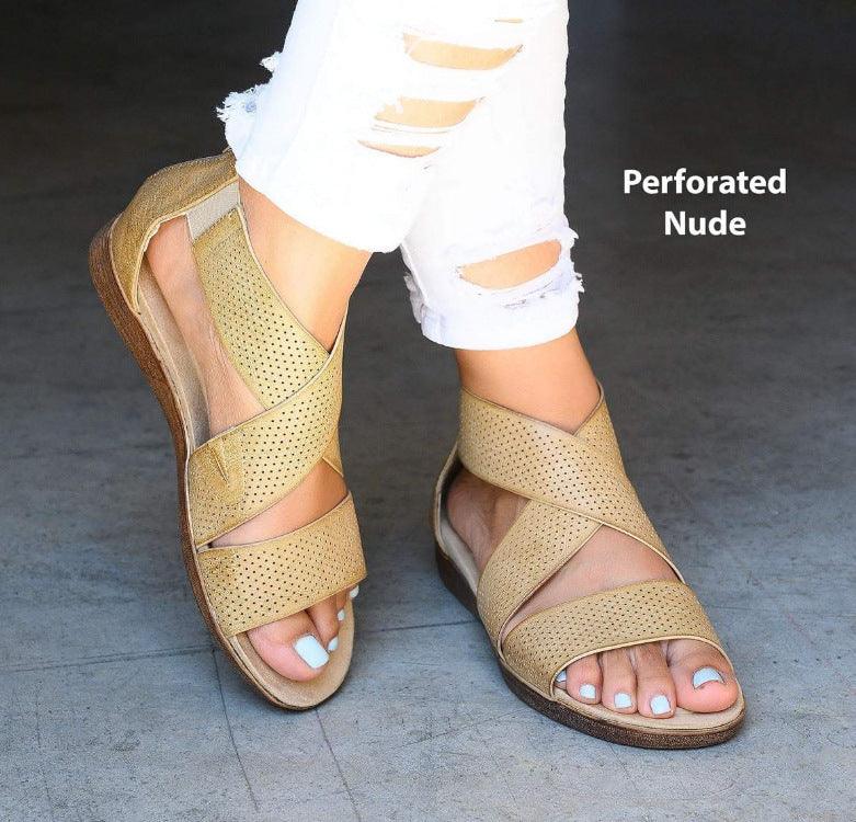 Comfortable Flat Toe Casual Sandals - Trendha