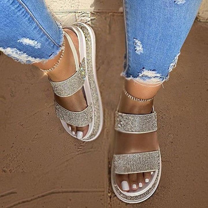 Women's Platform Sandals With Flat Heels - Trendha