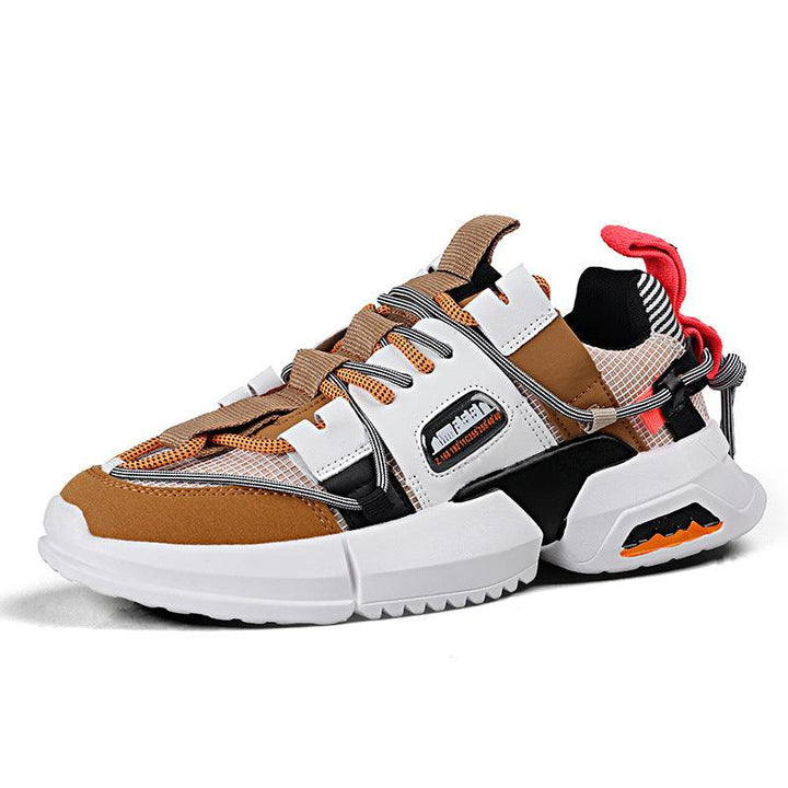Retro Casual Shoes Fashion Trend Sports Shoes Light, Comfortable And Breathable Men's Shoes - Trendha