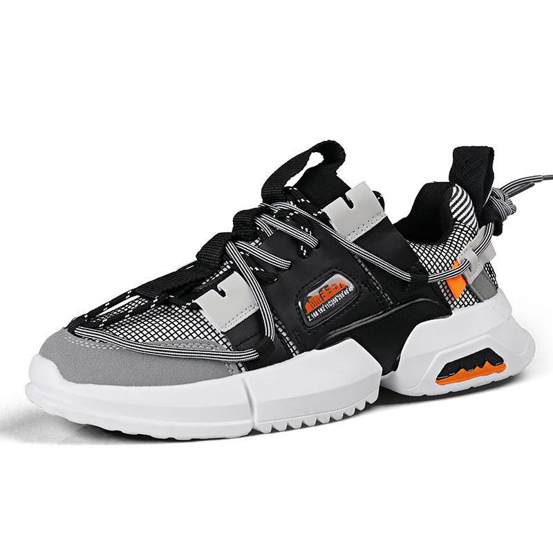 Retro Casual Shoes Fashion Trend Sports Shoes Light, Comfortable And Breathable Men's Shoes - Trendha