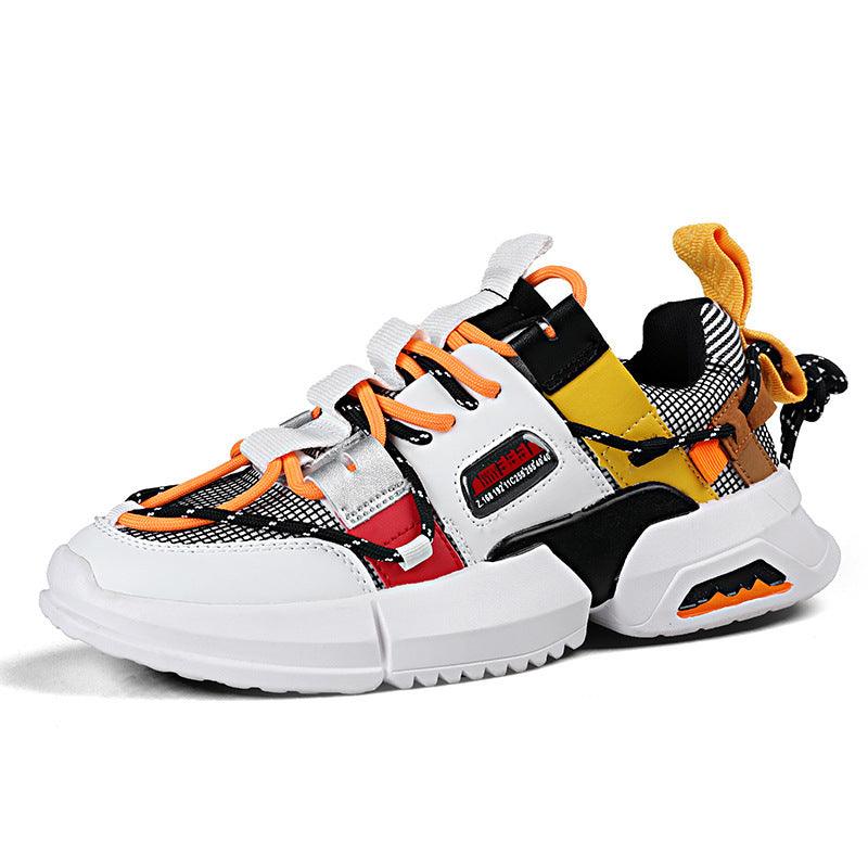 Retro Casual Shoes Fashion Trend Sports Shoes Light, Comfortable And Breathable Men's Shoes - Trendha