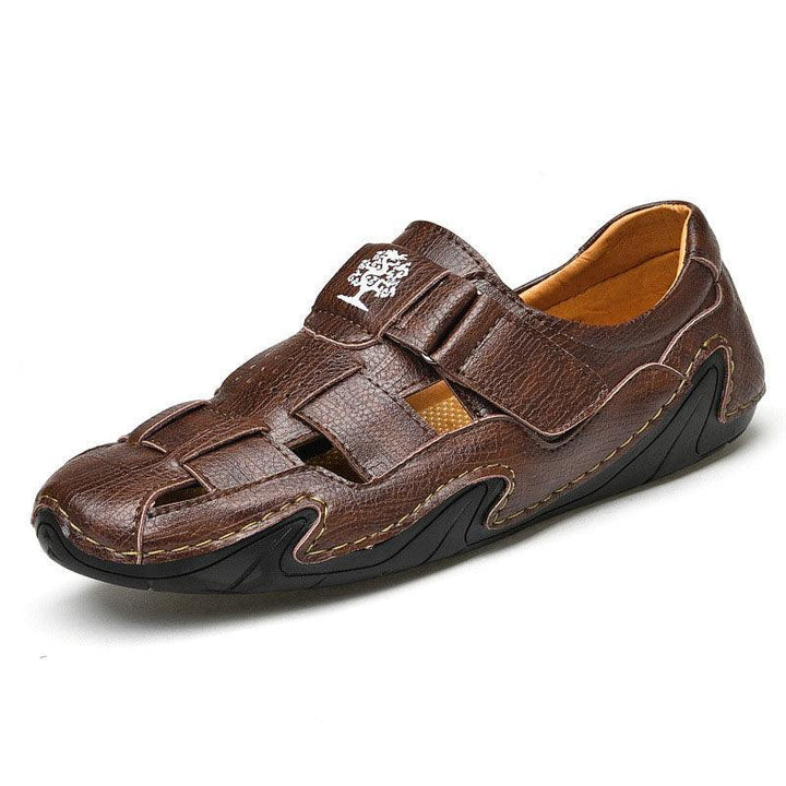 Men's Genuine Leather Sandals - Trendha