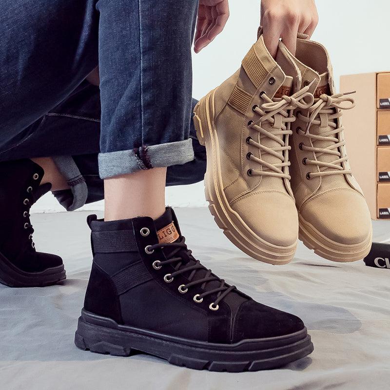 Desert Tide Shoes Breathable Canvas Men's Shoes - Trendha