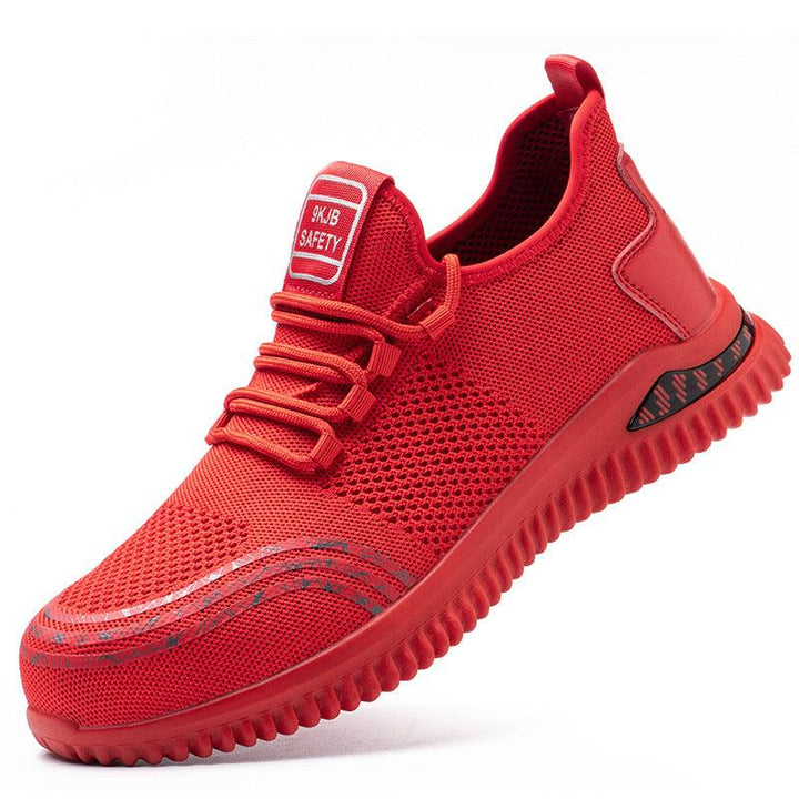 Anti-smash And Anti-puncture Lightweight And Breathable Work Shoes - Trendha