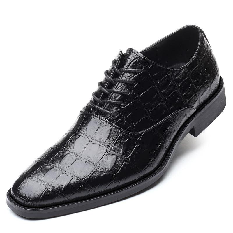Men's Plus Size British Casual Leather Shoes - Trendha
