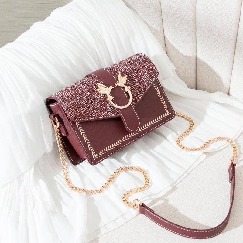 Ladies chain shoulder bag - Trendha