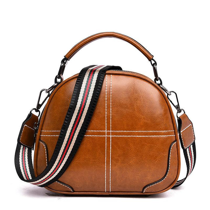 New simple and versatile fashion stitching handbags - Trendha
