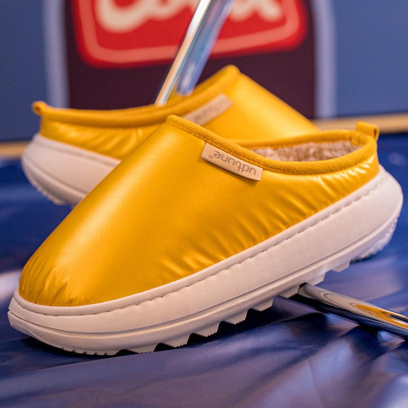 Down warm cotton slippers in autumn and winter - Trendha