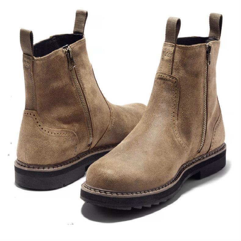 Handmade Frosted Set Foot High-Top Men's Boots Casual - Trendha