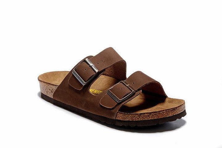 Double button cork sandals and slippers - Trendha