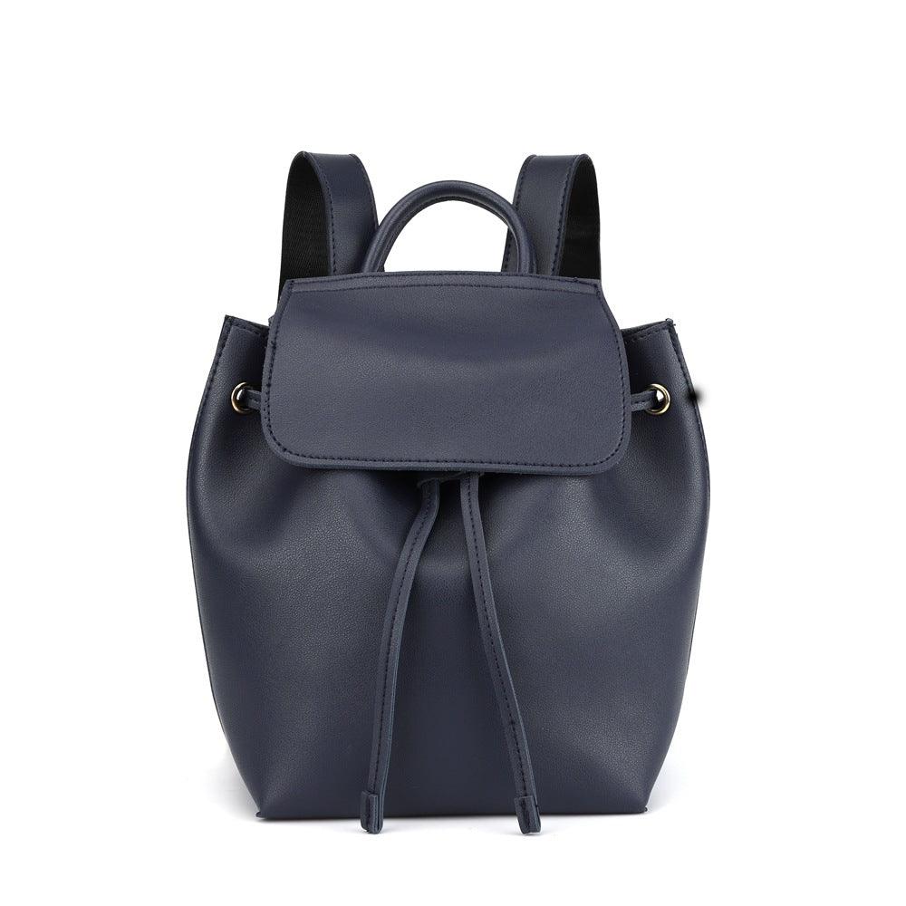 Ladies Leisure College Backpack Trend Cowhide Pattern - Trendha