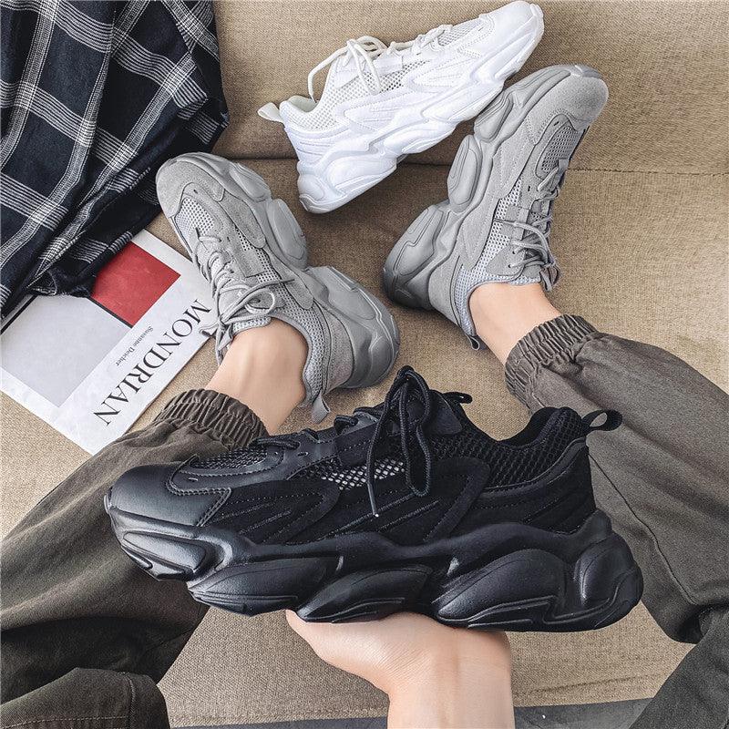 Breathable All-match Old Shoes Deep Mouth Mesh Increased - Trendha