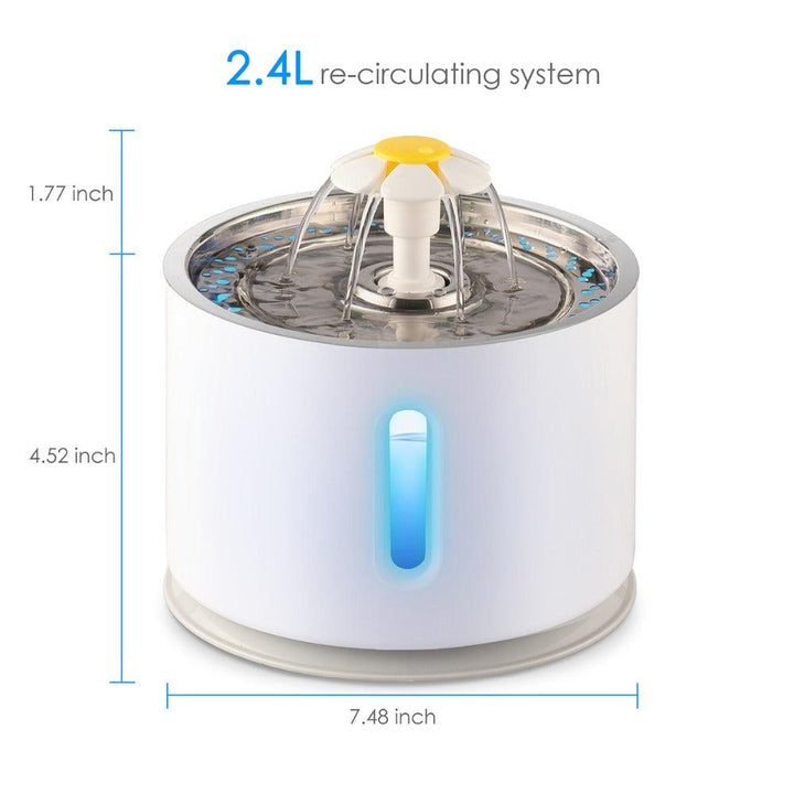 2.4L Automatic Cat Water Fountain - Trendha
