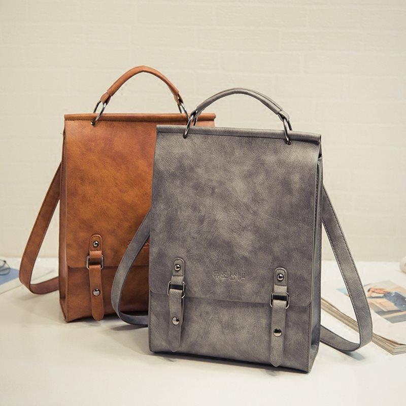 Female PU Leather Women's Backpack Bags Travel Bag back pack
