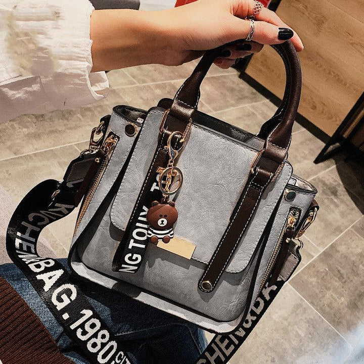Fashion wide shoulder strap shoulder bag - Trendha