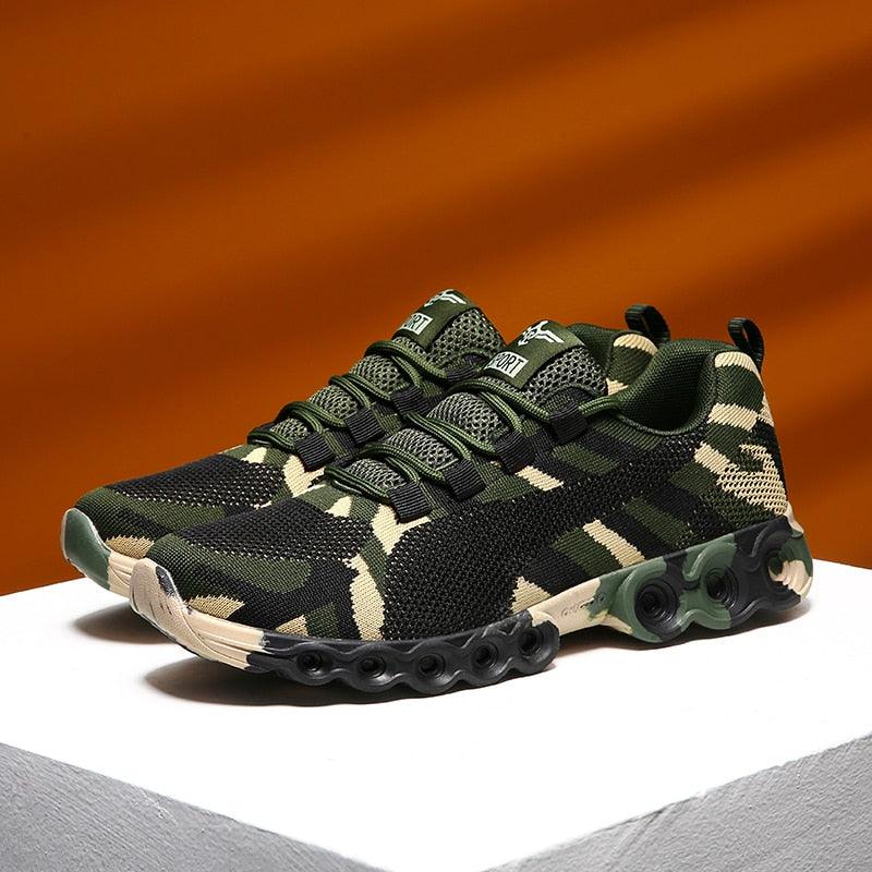 Camouflage ultralight running shoes - Trendha