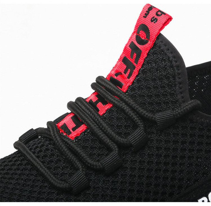 Breathable, Anti-smash And Anti-puncture Lightweight Fly-woven Safety Shoes - Trendha