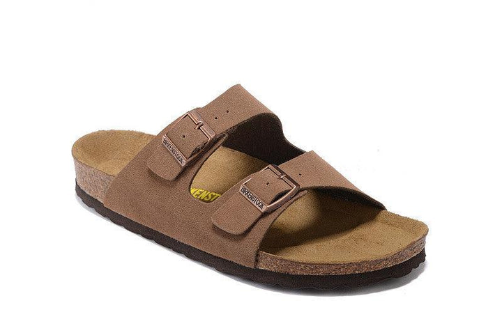 Double button cork sandals and slippers - Trendha