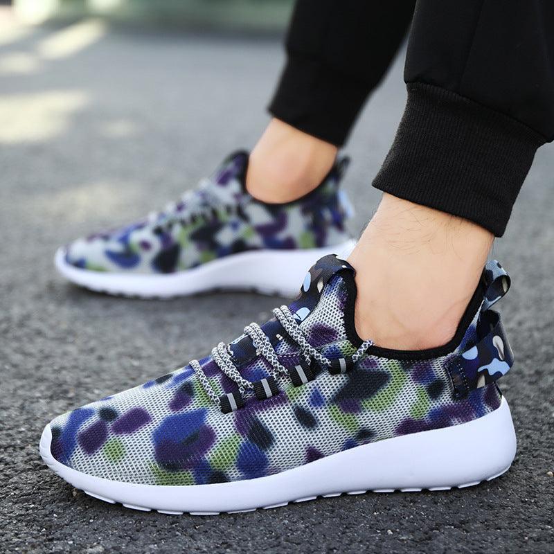 Men's Shoes Summer New Mesh Breathable Sports Shoes - Trendha