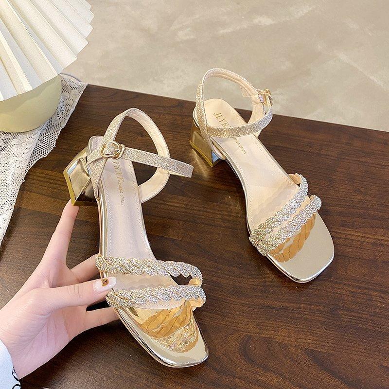 High-heeled Sandals 2021 New Thick Heels - Trendha