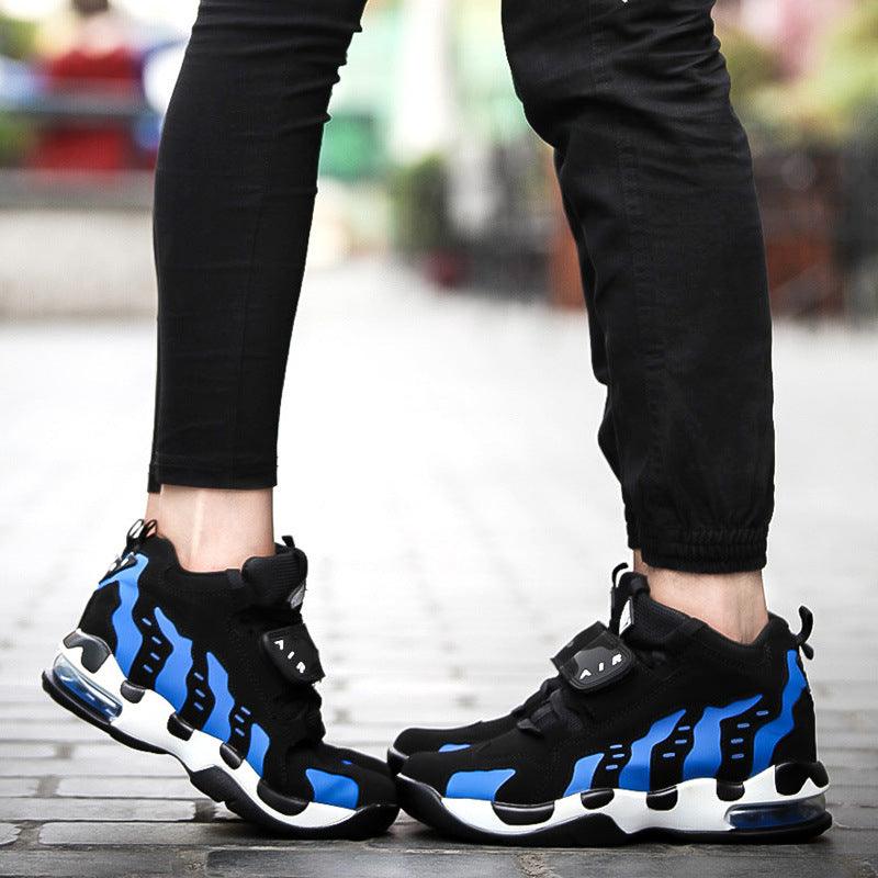 Increased male shoes cushion cow running shoes sports shoesfour classic trend of Korean men - Trendha